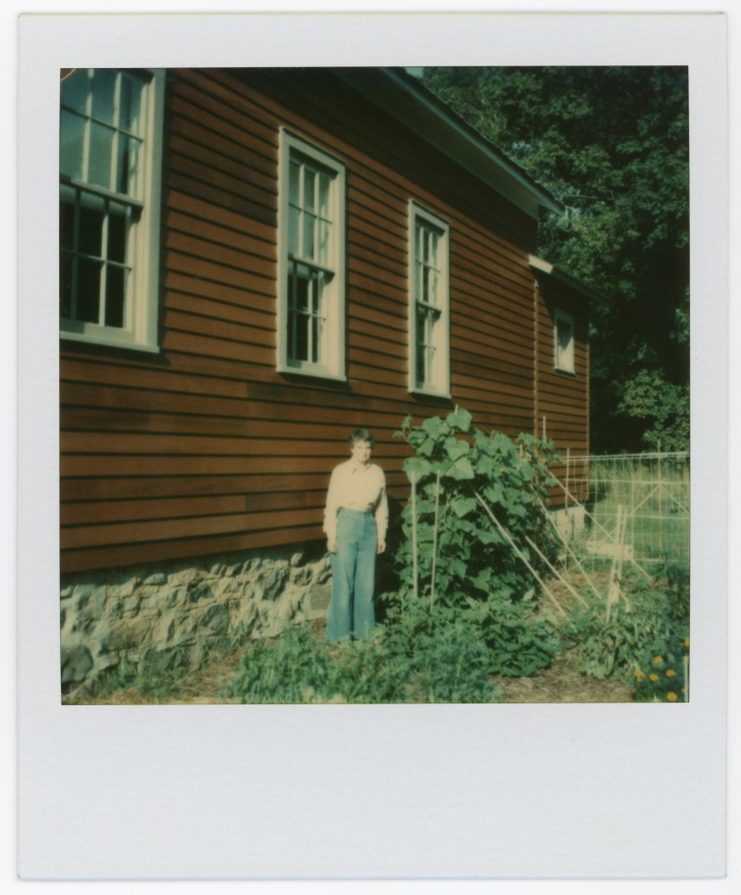The artist in her garden, Allegan, Michigan, 1980