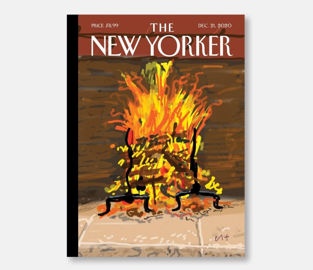 Hearth, 2020, as featured on the cover of the December 21, 2020 issue of The New Yorker.