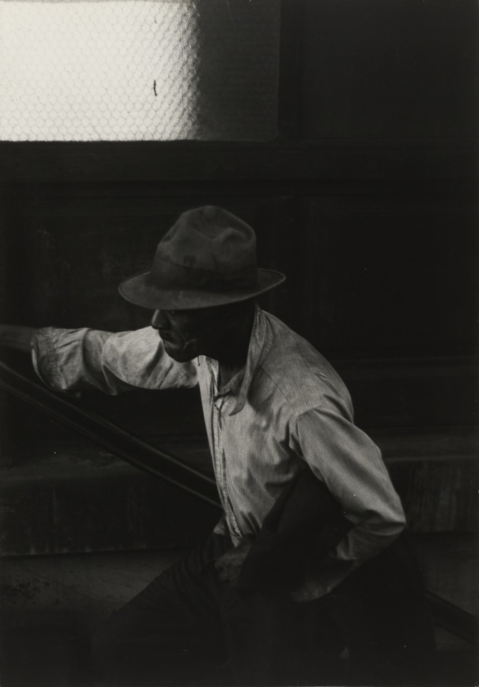 Roy DeCarava,&amp;nbsp;Man Coming Up Subway Stairs,&amp;nbsp;1952
Collection of The Museum of Modern Art&amp;nbsp;​&amp;copy; Estate of Roy DeCarava