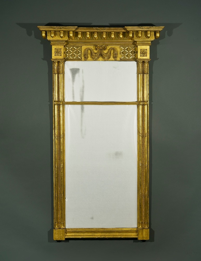 Monumental Pier Mirror, about 1820