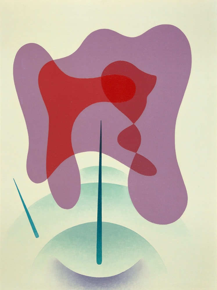 Raymond Jonson (1891-1982), Oil #6, 1942