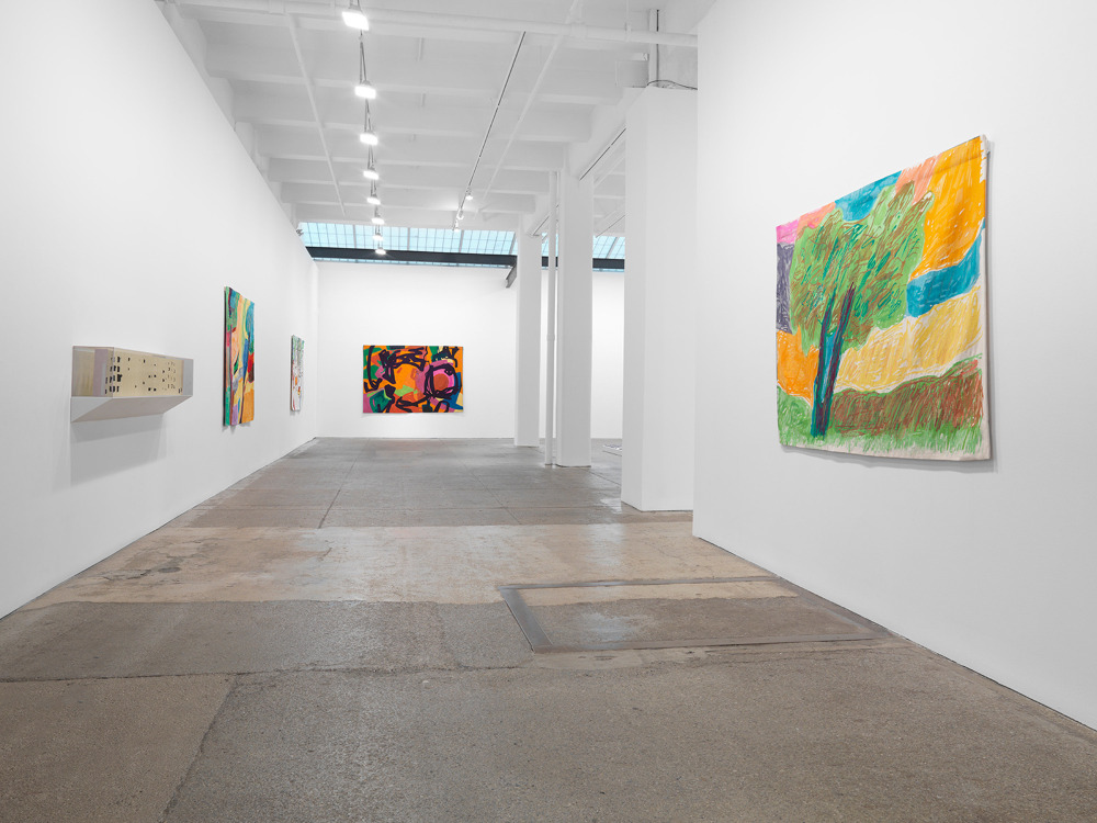 Installation view, Etel Adnan: Seasons, Galerie Lelong & Co., New York