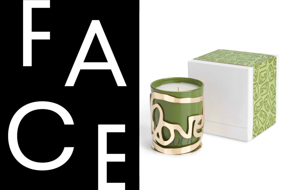 CryoFacial by FACE & GrantLOVE x Amber Sakai candle gift set