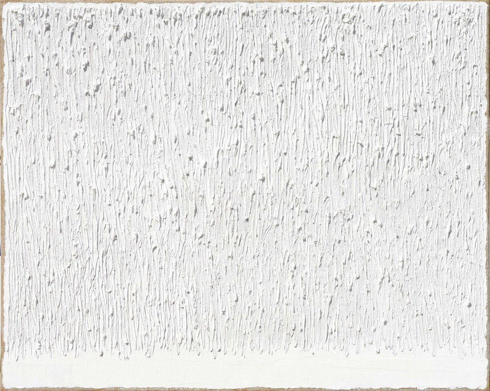 Ha Chonghyun, “Conjunction 09-52” (2009), oil on canvas, 51 3/16 x 63 3/4 in (130 x 162 cm) (photo by Genevieve Hanson)