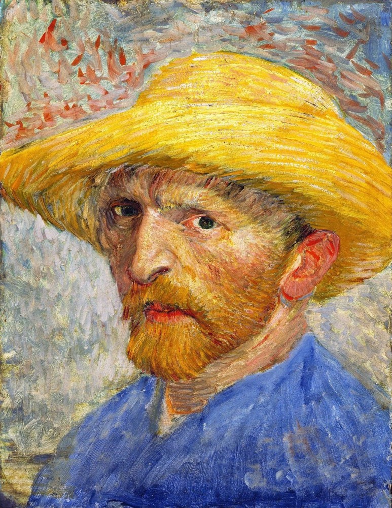 Vincent van Gogh, Self-Portrait with Straw Hat, 1887

Oil on canvas, 13.7 by 10.5 inches

Detroit Institute of Arts

&amp;nbsp;