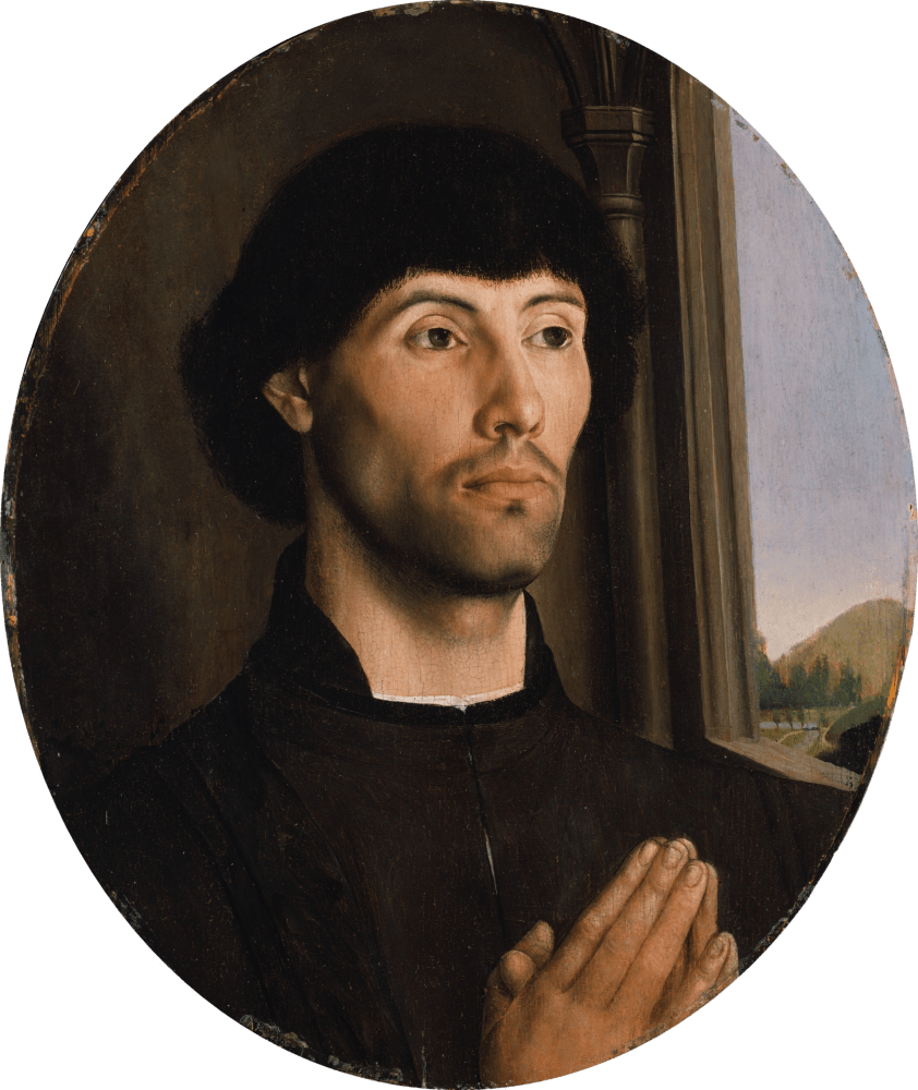 Hugo van der Goes, Portrait of a Man, c. 1480