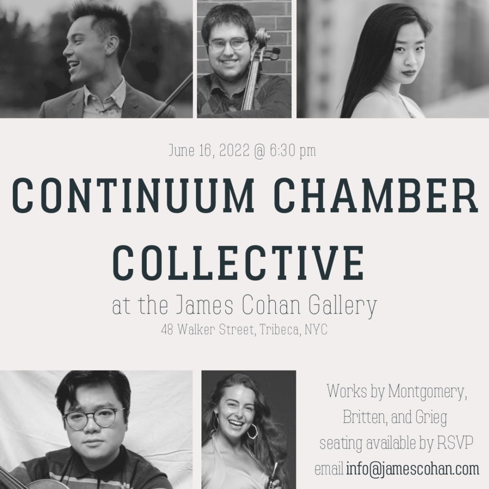 announcement for the Continuum Collective 