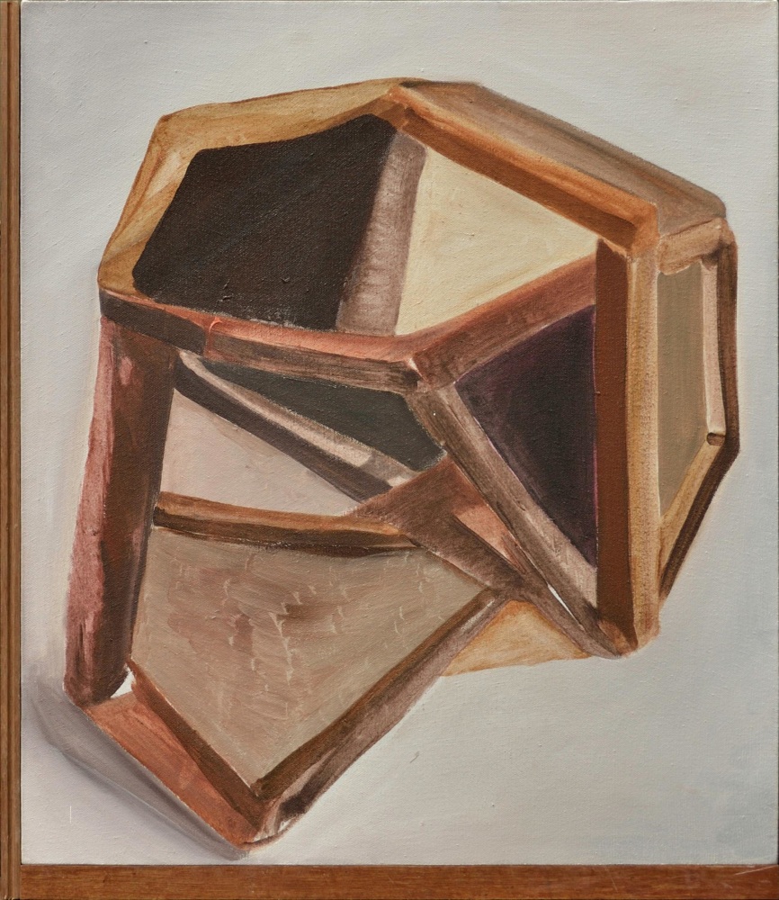 painting of improbable wooden object