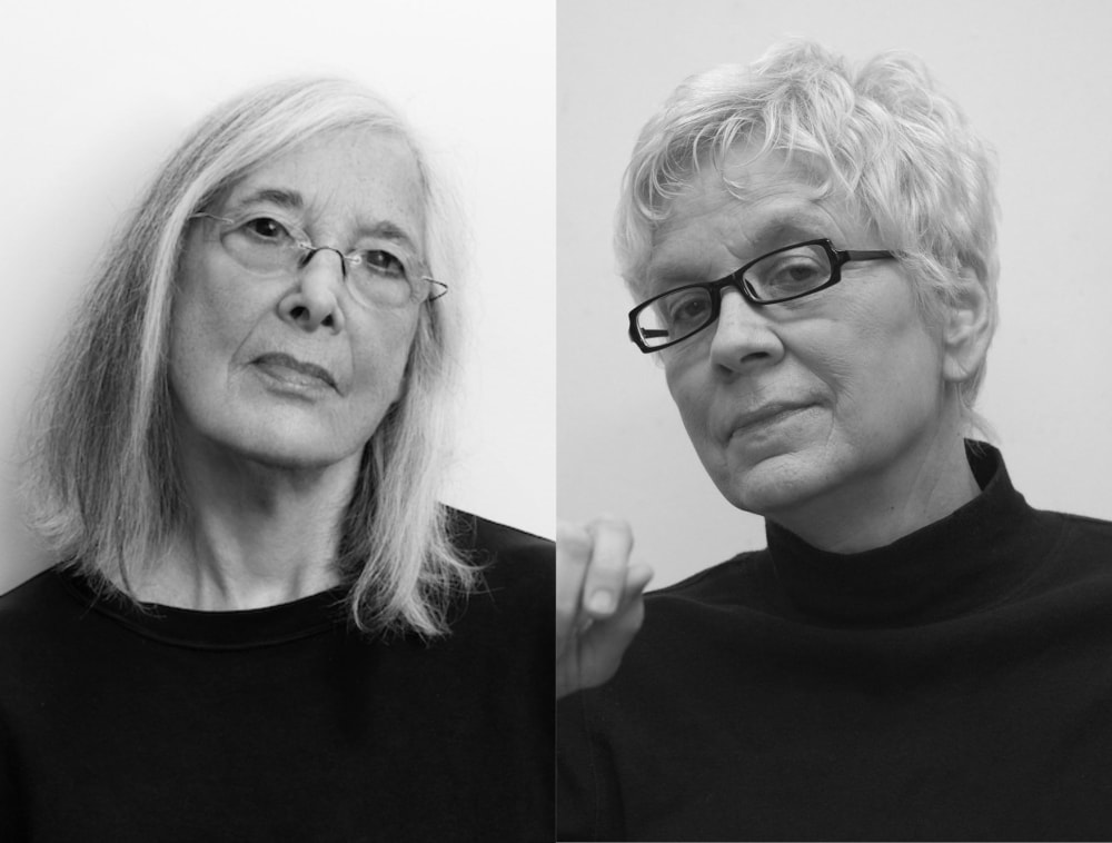 Portraits of artists Diane Simpson and Mernet Larsen