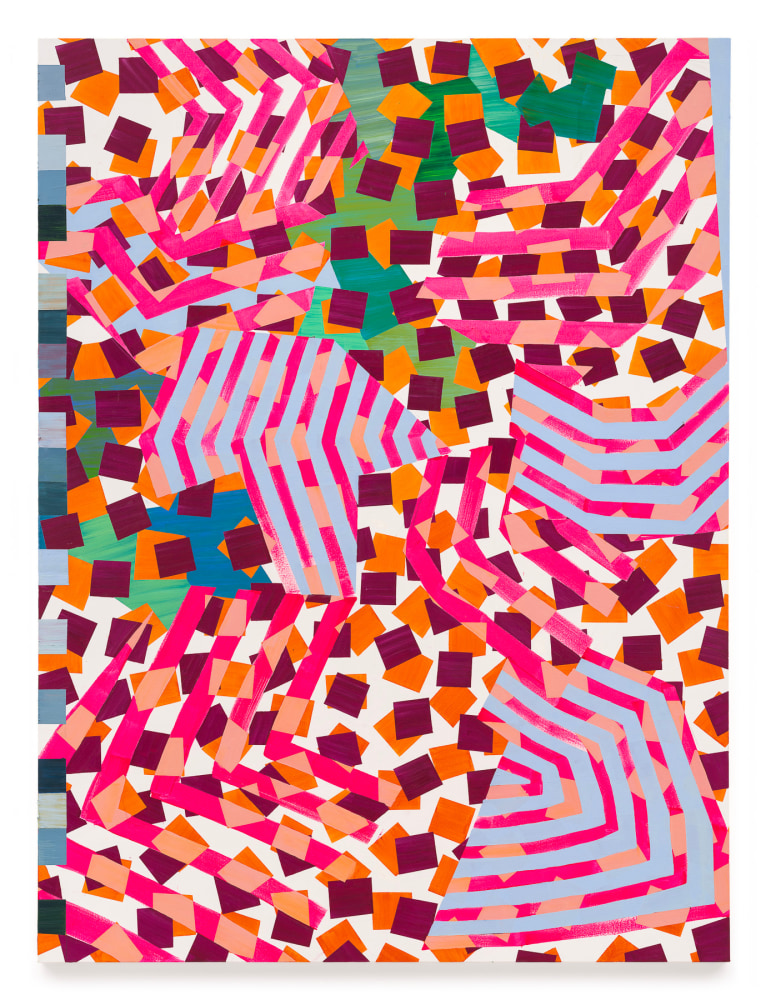 Fleeting Form, 2025, Acrylic and oil on canvas, 80 x 60 inches.