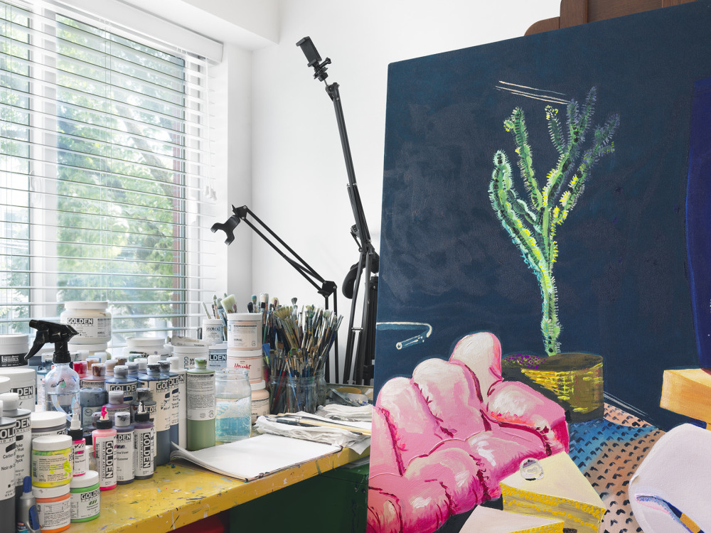 Gabrielle Garland&amp;#39;s studio, New York, NY, 2024.