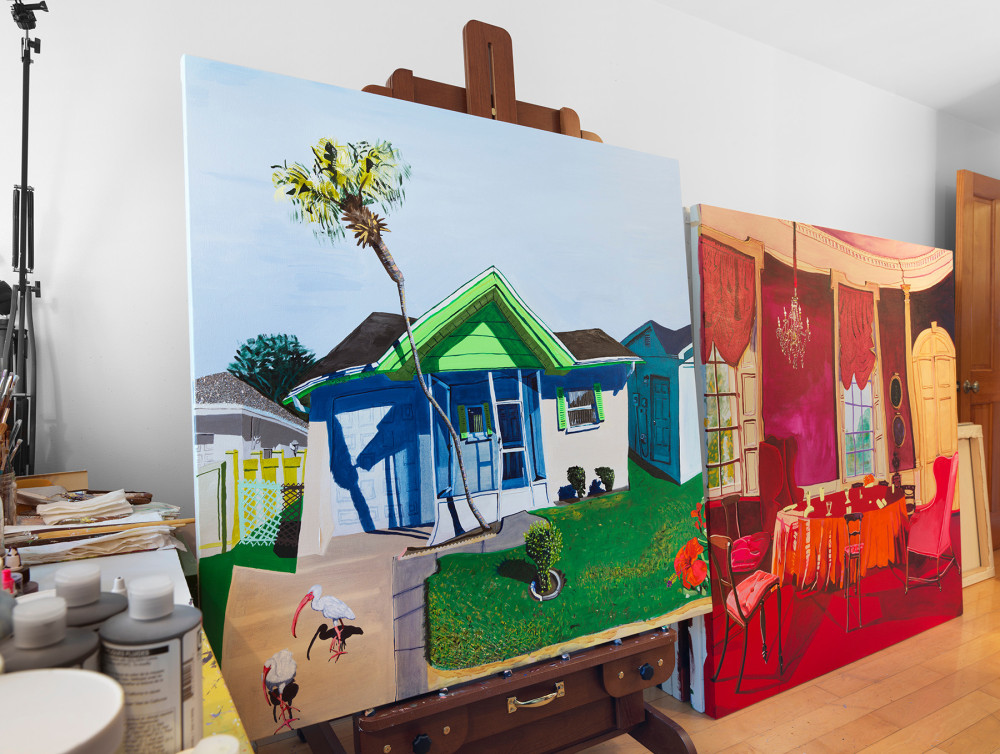 Gabrielle Garland&amp;#39;s studio, New York, NY, 2024.