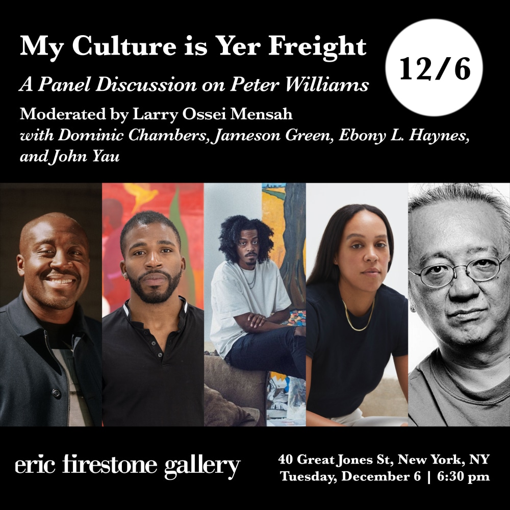 My Culture is Yer Freight: Panel Discussion on Peter Williams