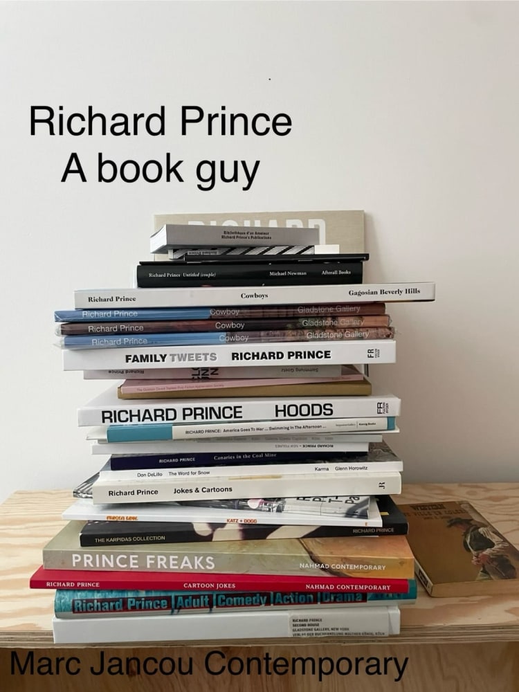 Richard Prince: A Book Guy - Exhibition poster 2024 - Publications - Marc Jancou