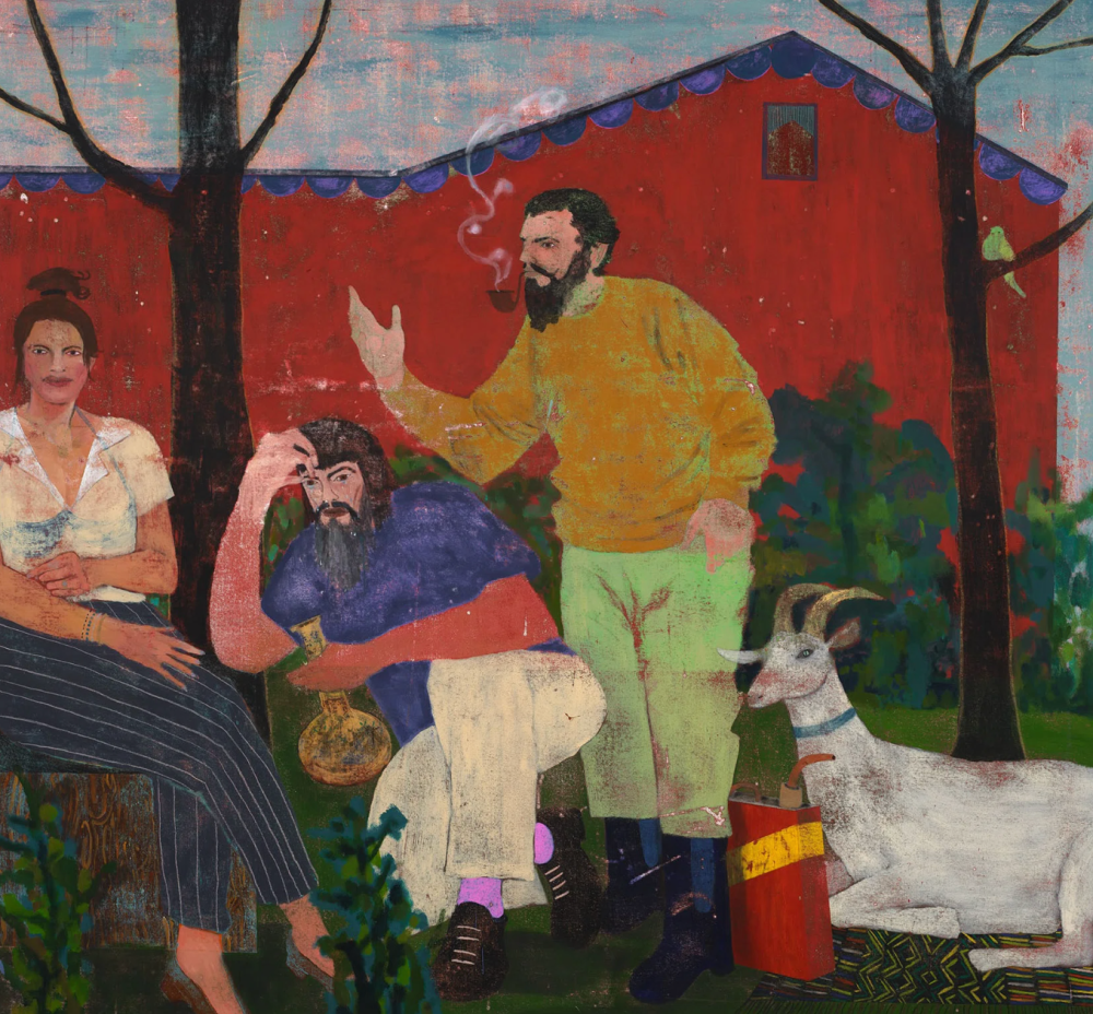 Justin Williams’ paintings take inspiration from an infamous Australian cult