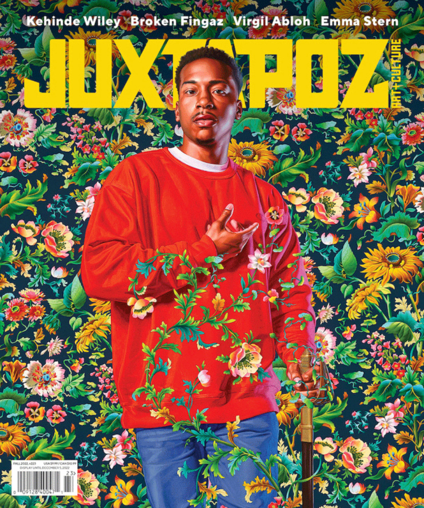Kehinde Wiley Juxtapoz Magazine Cover