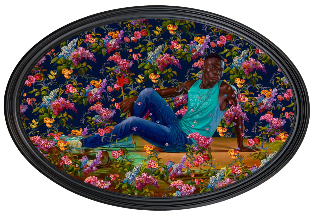 The Wounded Achilles (Fillippo Albacini), Oil on Canvas, 273.7 X 184.5cm, ©Kehinde Wiley