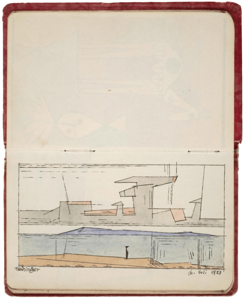 Lyonel Feininger (1871&amp;ndash;1956)

(Cloud), 1923

Watercolor and ink on paper

&amp;nbsp;

Page in notebook of Nina Kandinsky, Centre Pompidou, Paris,&amp;nbsp;AM 81-65-914 (5)