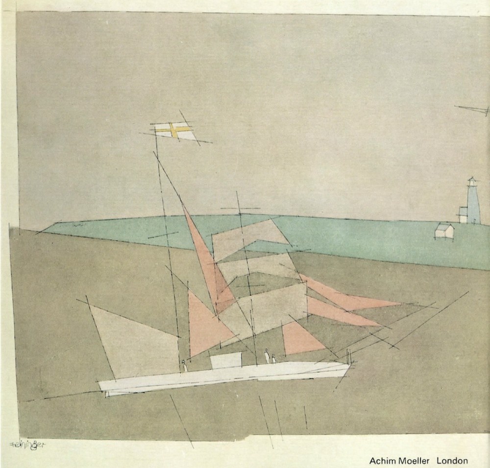 Lyonel Feininger. Visions of City and Sea: Watercolours, Drawings, Paintings - The Shop - Moeller Fine Art