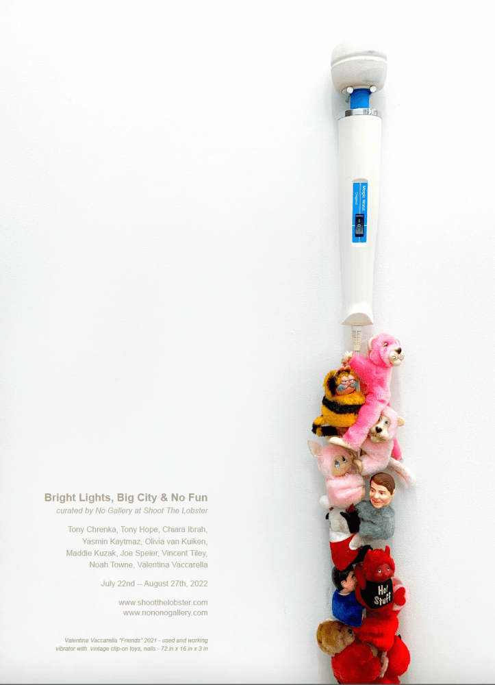 Bright Lights, Big City & No Fun - at Shoot The Lobster curated by No Gallery - Exhibitions - No Gallery