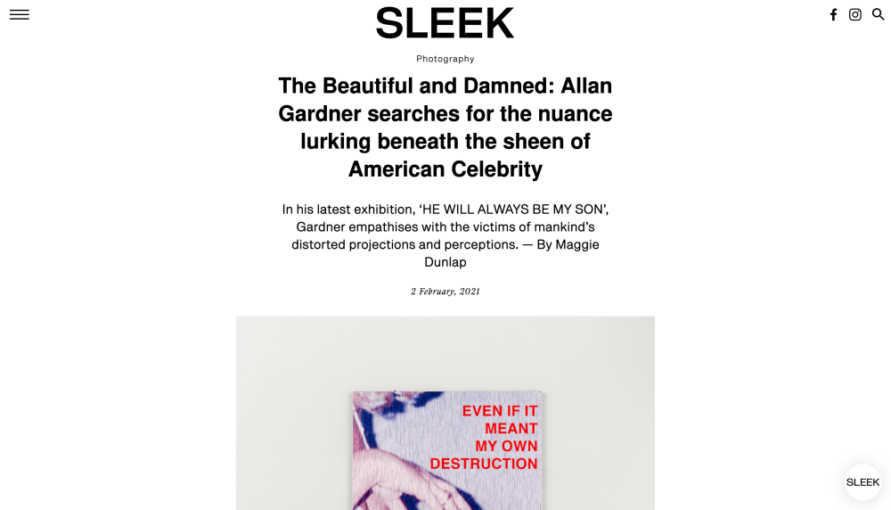 The Beautiful and Damned: Allan Gardner Searches For The Nuance Lurking Beneath The Sheen of American Celebrity