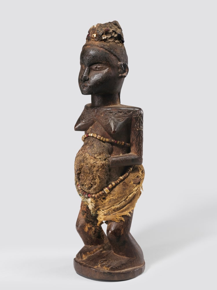 Detail of a Bwende Nkisi Power Figure, D.R. Congo