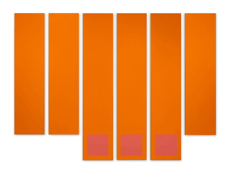 Avery, 1968, acrylic on canvas, 90 x 123 in. by Doug Ohlson