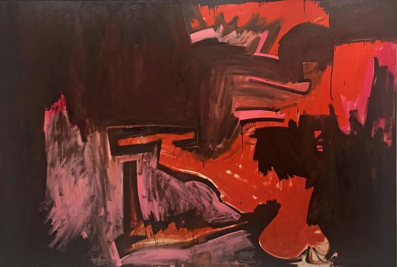 Number 4, 1952, oil on canvas, 67 x 99 in.