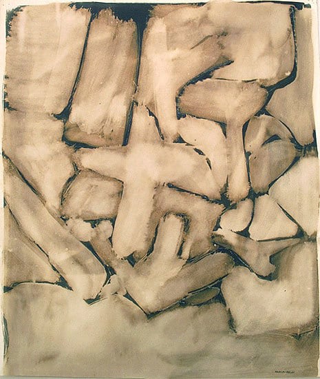 Untitled, n.d., collage on paper, 23 1/4 x 20 in. by Conrad Marca-Relli