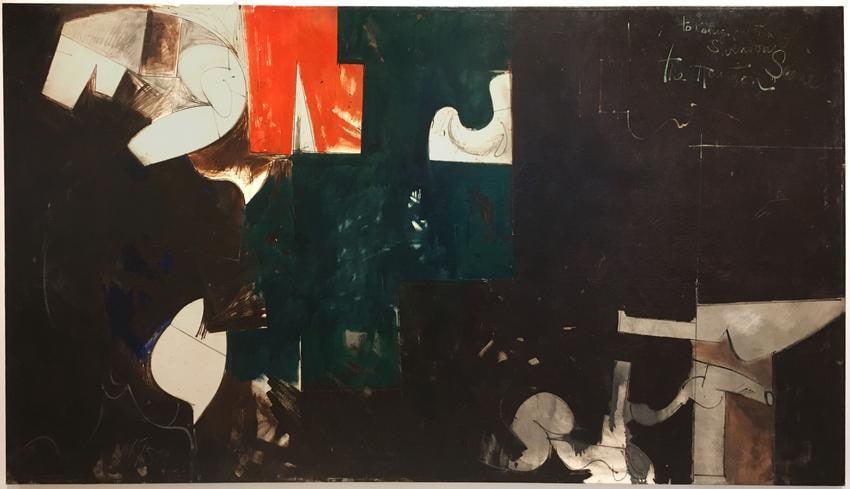 The Houston Scene, 1959, oil on canvas, 69 x 118 in.