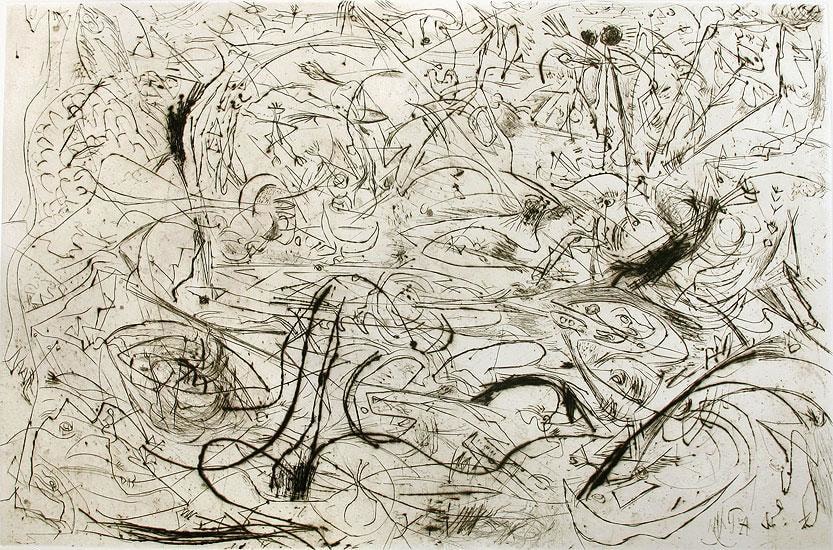 Jackson Pollock - Graphic Work: Intaglios and Screenprints ...