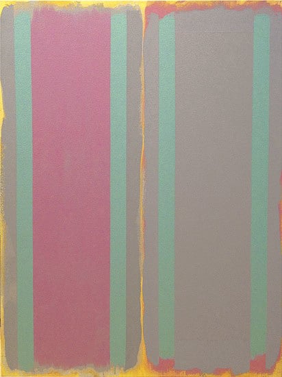 Gap Time, 1995, acrylic on canvas, 48 x 36 in.
