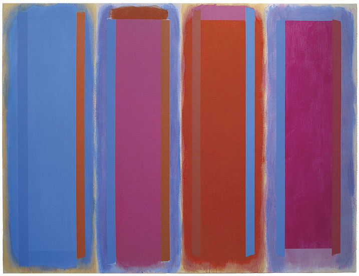 Salammbo, 1996, acrylic on canvas, 64 x 84 in. by Doug Ohlson