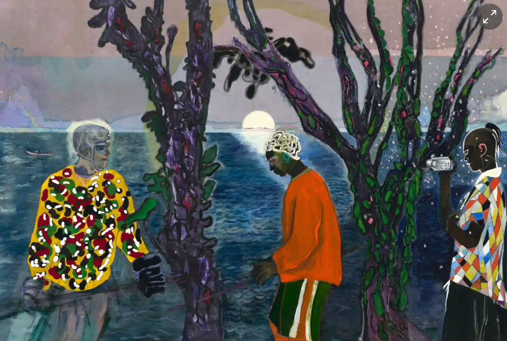 Peter Doig review – sun, sea and savagery in a troubled paradise