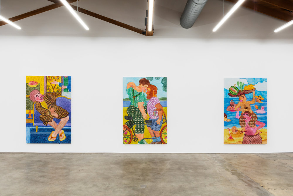 Installation View of Gest (December 15, 2020–January 31, 2021) Nino Mier Gallery, Los Angeles, CA