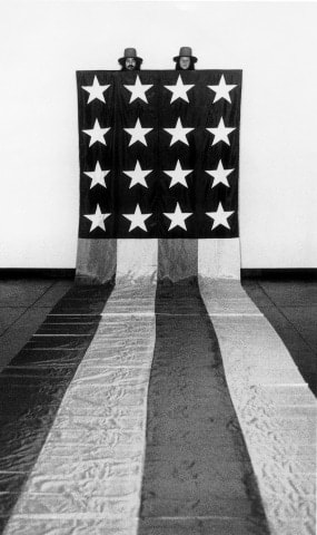 JAMES LEE BYARS: THE AMERICAN FLAG
