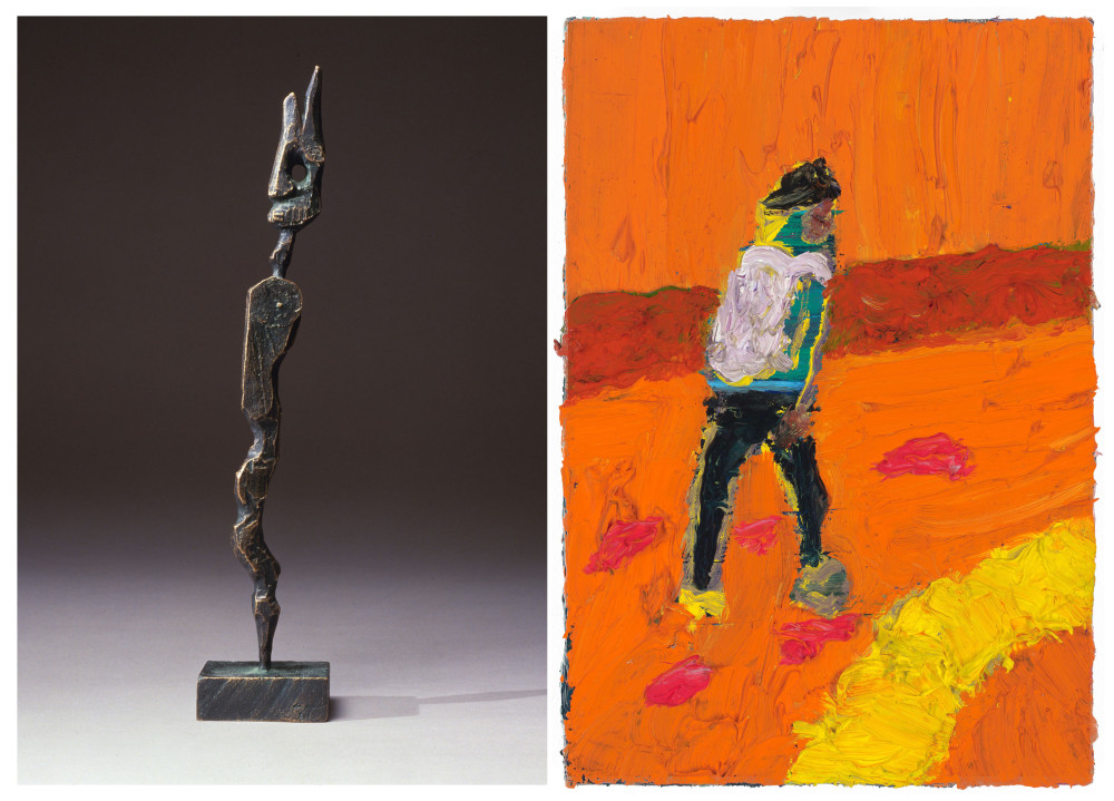 A.R. PENCK BRONZES & FLORIAN KREWER PAINTINGS -  - Exhibitions - Michael Werner Gallery, New York and London