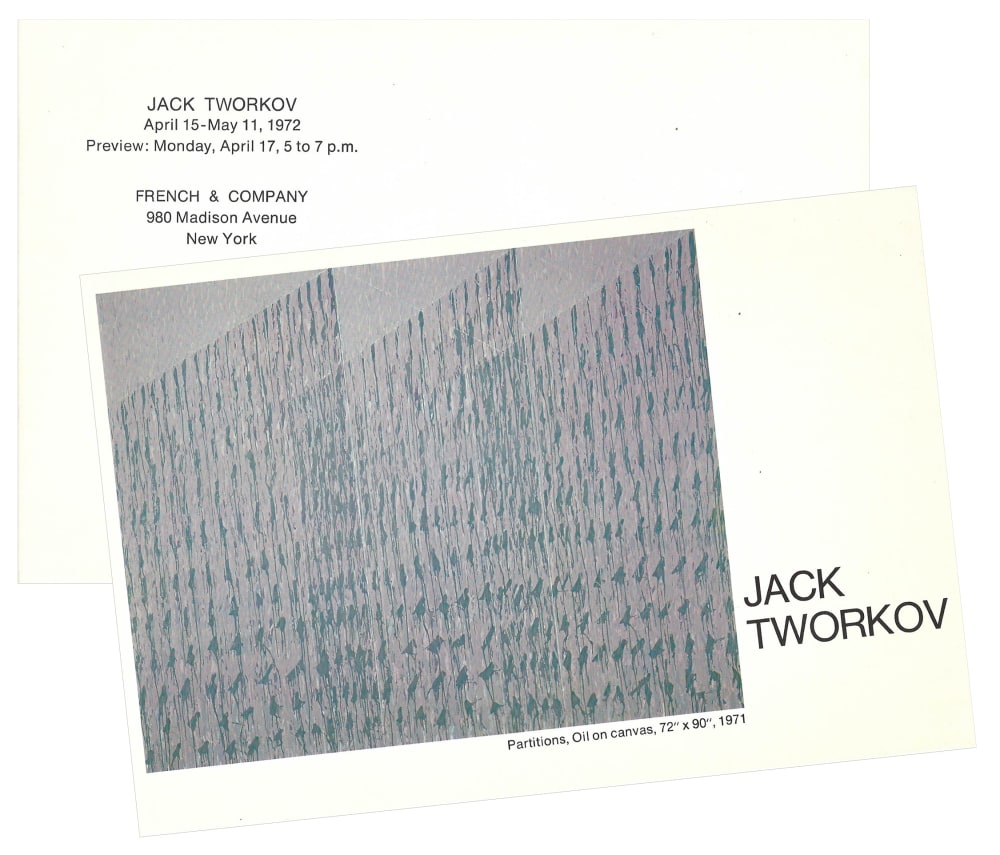 Jack Tworkov - Ending (SSP #9), 1967-72 - Viewing Room - Van Doren Waxter Viewing Room