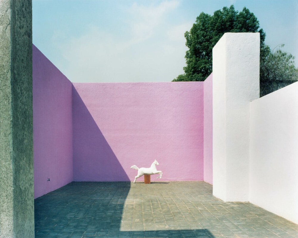 View from the terrace of Casa Estudio Luis Barrag&amp;aacute;n, Mexico City, 1960. Photo by Armando Salas Portugal. Image &amp;copy; Barragan Foundation