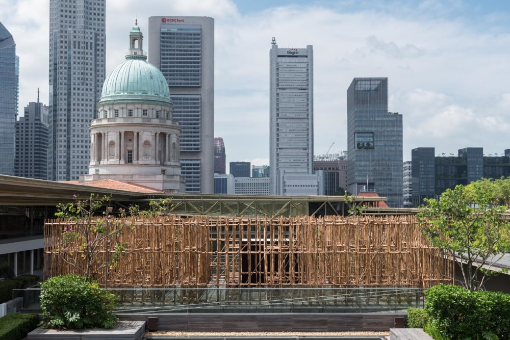 Rirkrit Tiravanija participates in NG Teng Fong Roof Garden Commission in Sinngapur with her exhibition Handles Untitled (the infinite dimensions of smallness)