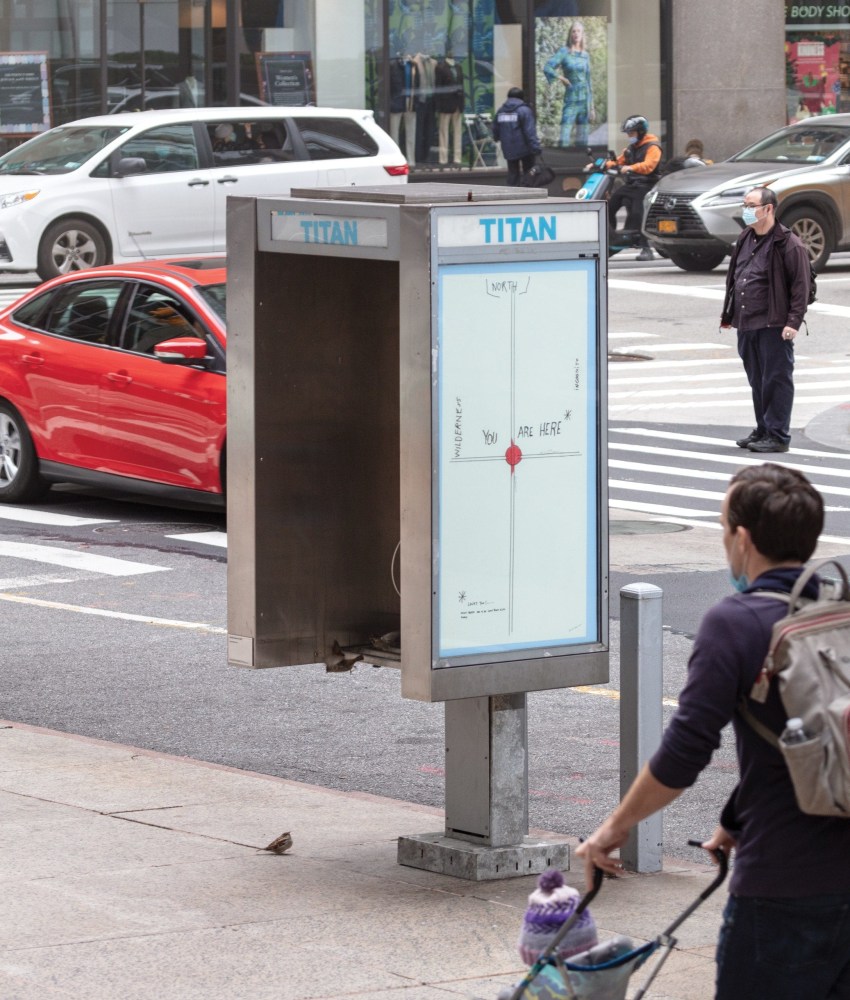 press: Pay Phones Turned Into Public Art, in “Titan”