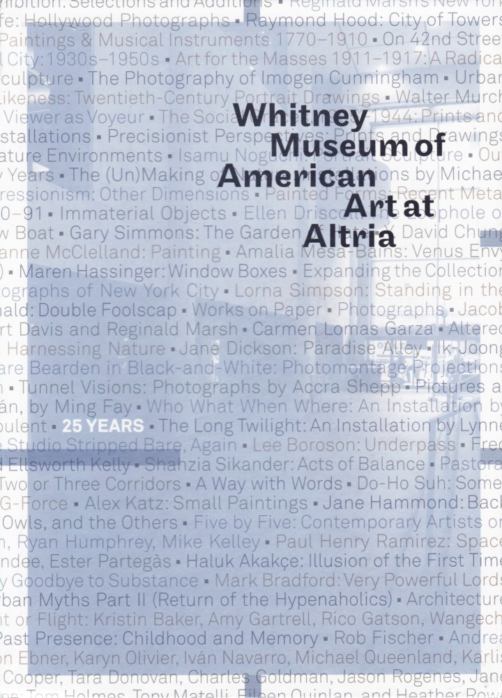 Whitney Museum of American Art at Altria: 25 Years - Publications - E.V. Day