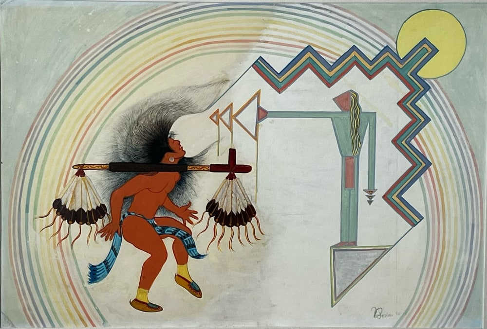 Connections: The Blackfeet and Winold Reiss -  - Viewing Room - Indian Arts and Crafts Board Online Exhibits Viewing Room
