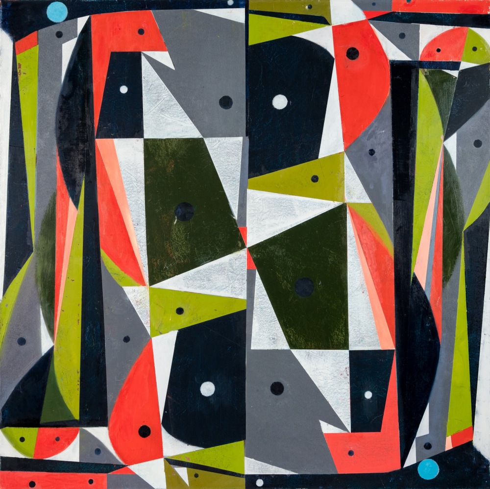 Flock 1, Oil On Canvas, 48&amp;quot; x 48&amp;quot;