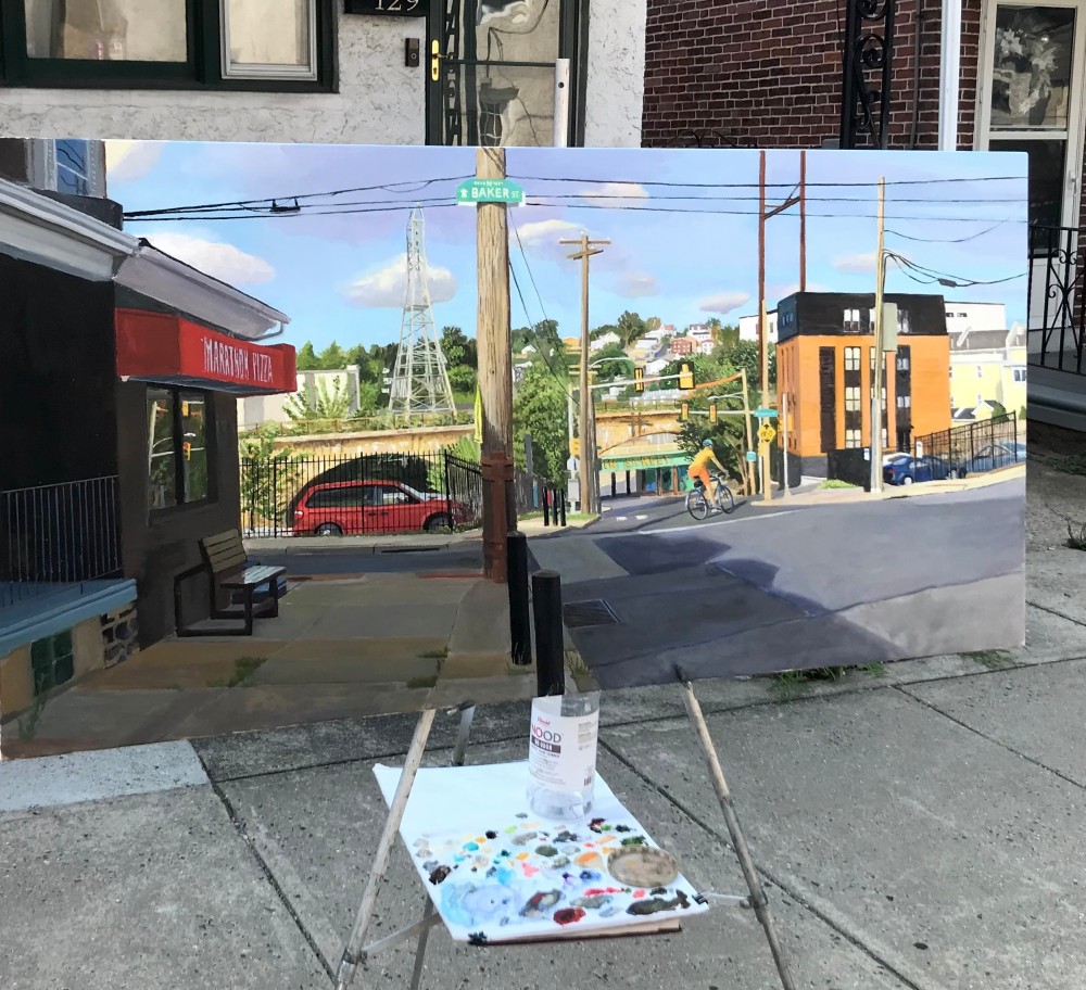 Leverington Looking Toward Belmont Hills in progress