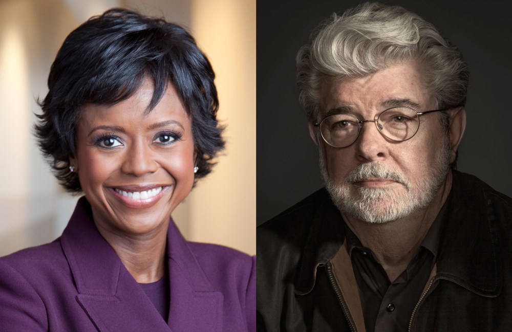 Mellody Hobson and George Lucas - Honorees - The Gordon Parks Foundation