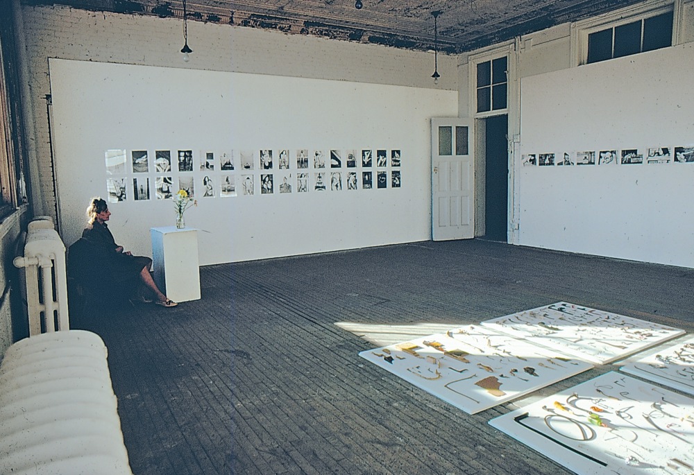 Installation of Hannah Wilke&amp;rsquo;s So Help Me Hannah at PS1.
New York, 1978, with Wilke&amp;rsquo;s mother, Selma Butter, seated.
Image: Hannah Wilke Collection &amp;amp; Archive, Los Angeles