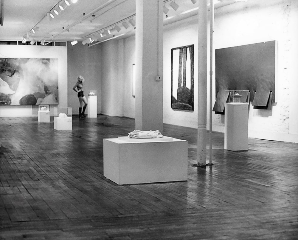 [FIG. 9]

Installation view taken by Hannah Wilke of

Ten Painters and One Sculptor at Feigen Downtown, 1971

Image: Hannah Wilke Collection &amp;amp; Archive, Los Angeles