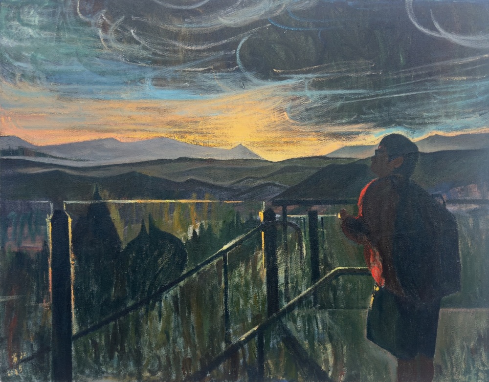 Xiao Jiang. Looking out