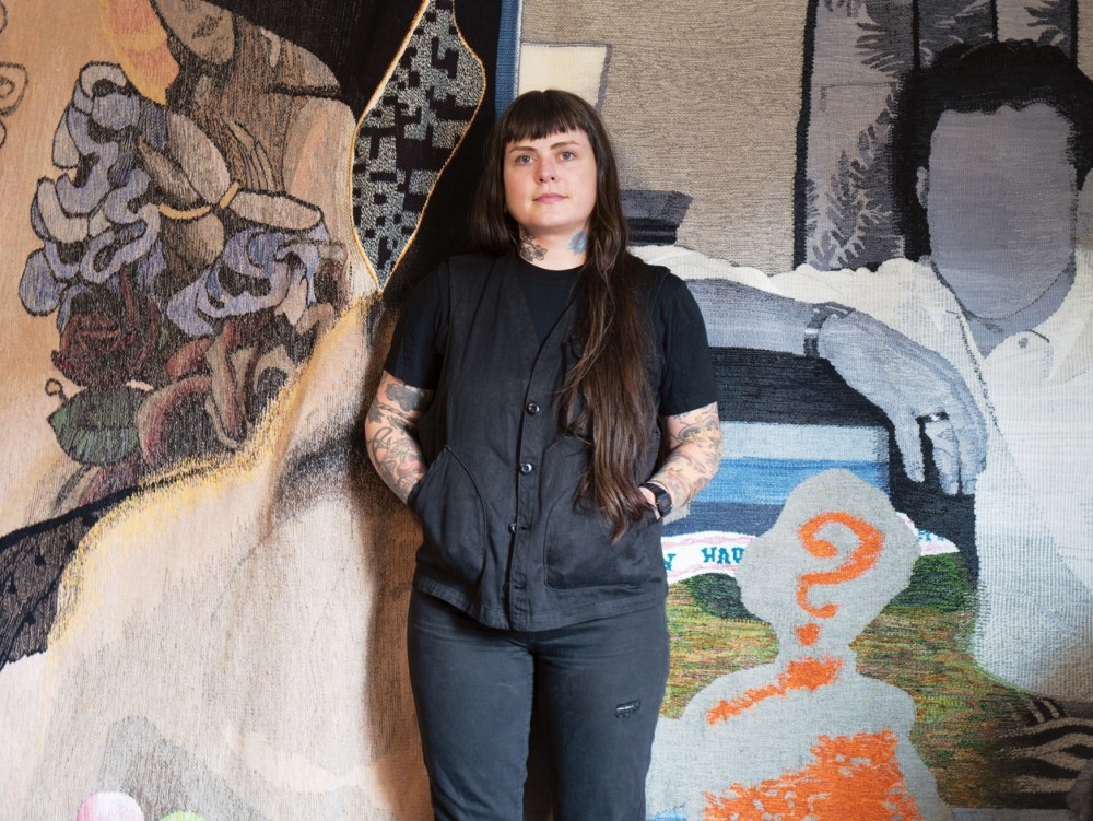 Artist to Watch: Erin M. Riley’s Tapestries Examine Hard-Hitting Themes While Breaking Down Barriers